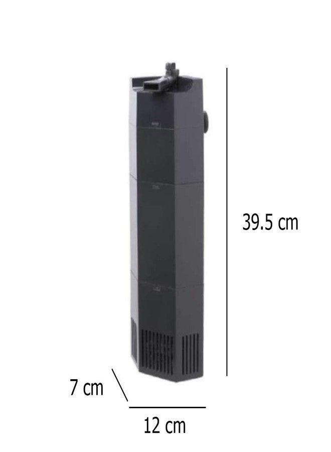 سوبو فلتر زاوية لحوض السمك من سوبو WP-909C | 28 واط | 1600 لتر/ساعة | ترشيح ثلاثي المراحل | هادئ للغاية وقابل للغمر بالكامل | مناسب لأحواض السمك بطول 3.5-4 قدم | للمياه العذبة والمالحة | 12×7×39.5 سم | سهل الصيانة - Image 2